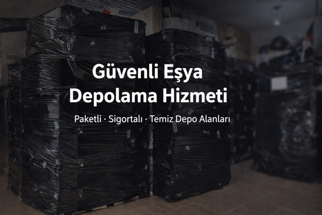 Pendik güvenli eşya depolama hizmeti – paketlenmiş eşyalar
